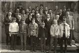 90 Jahre Posaunenchor Marienberg - Vor dem Eingang der Kirche -